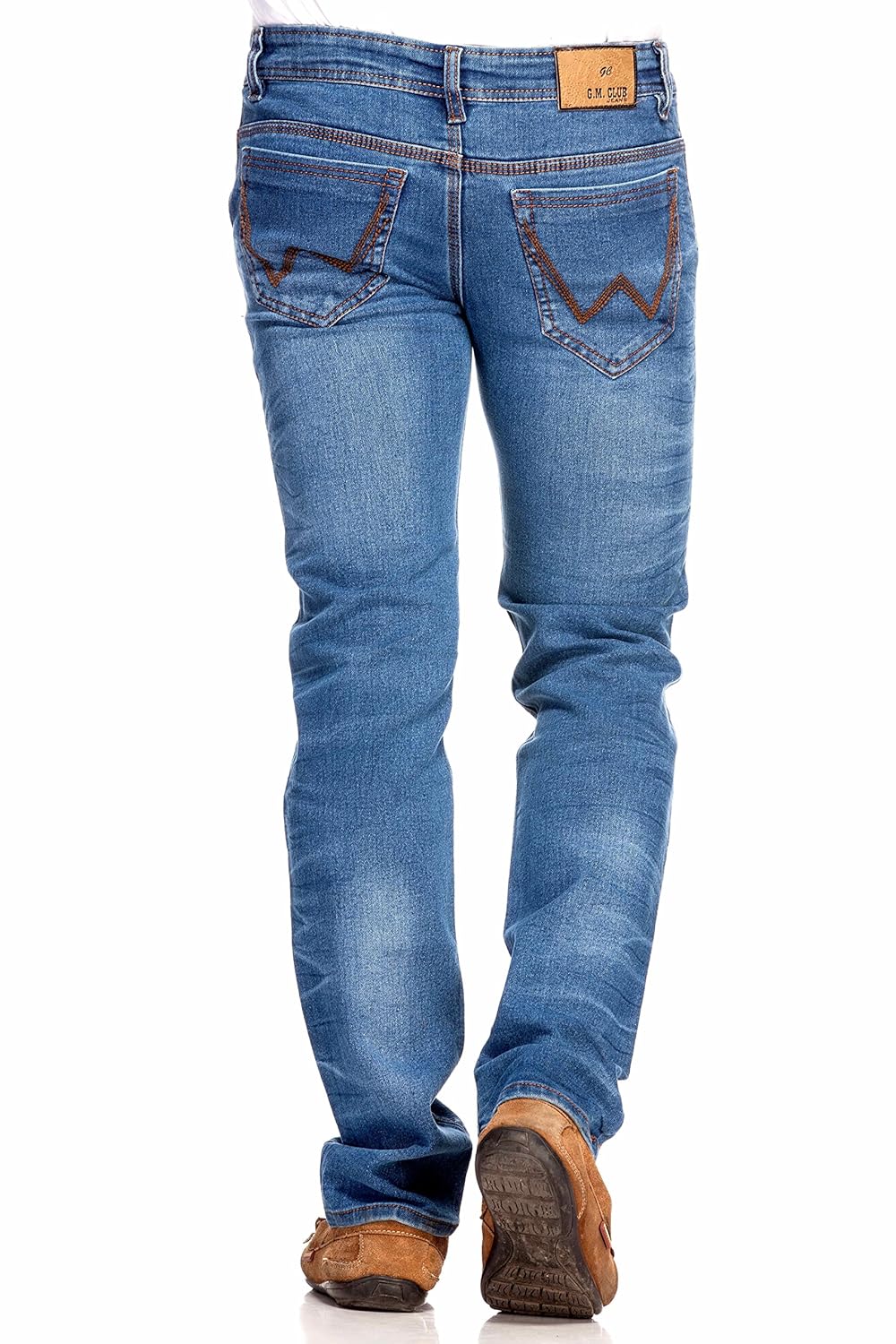 demokraazy men's regular fit denim jeans