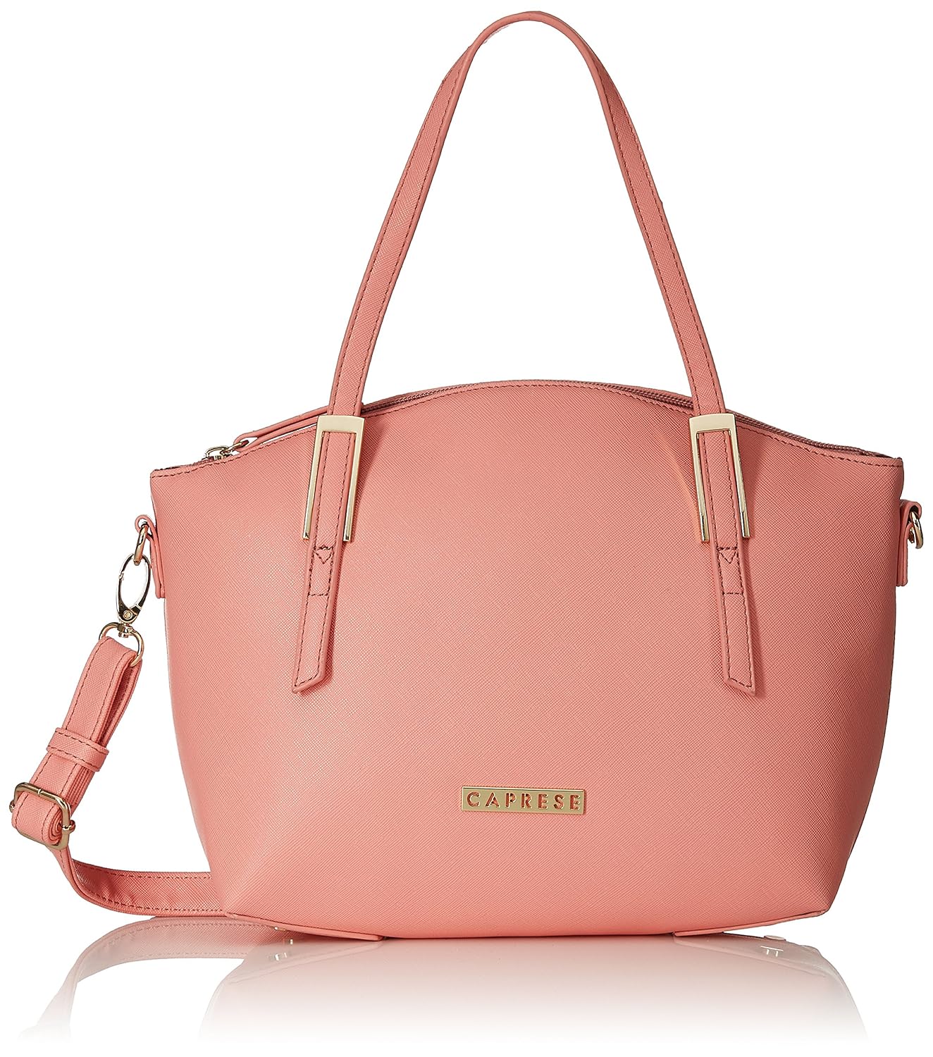 caprese livia women's satchel (pink) ()