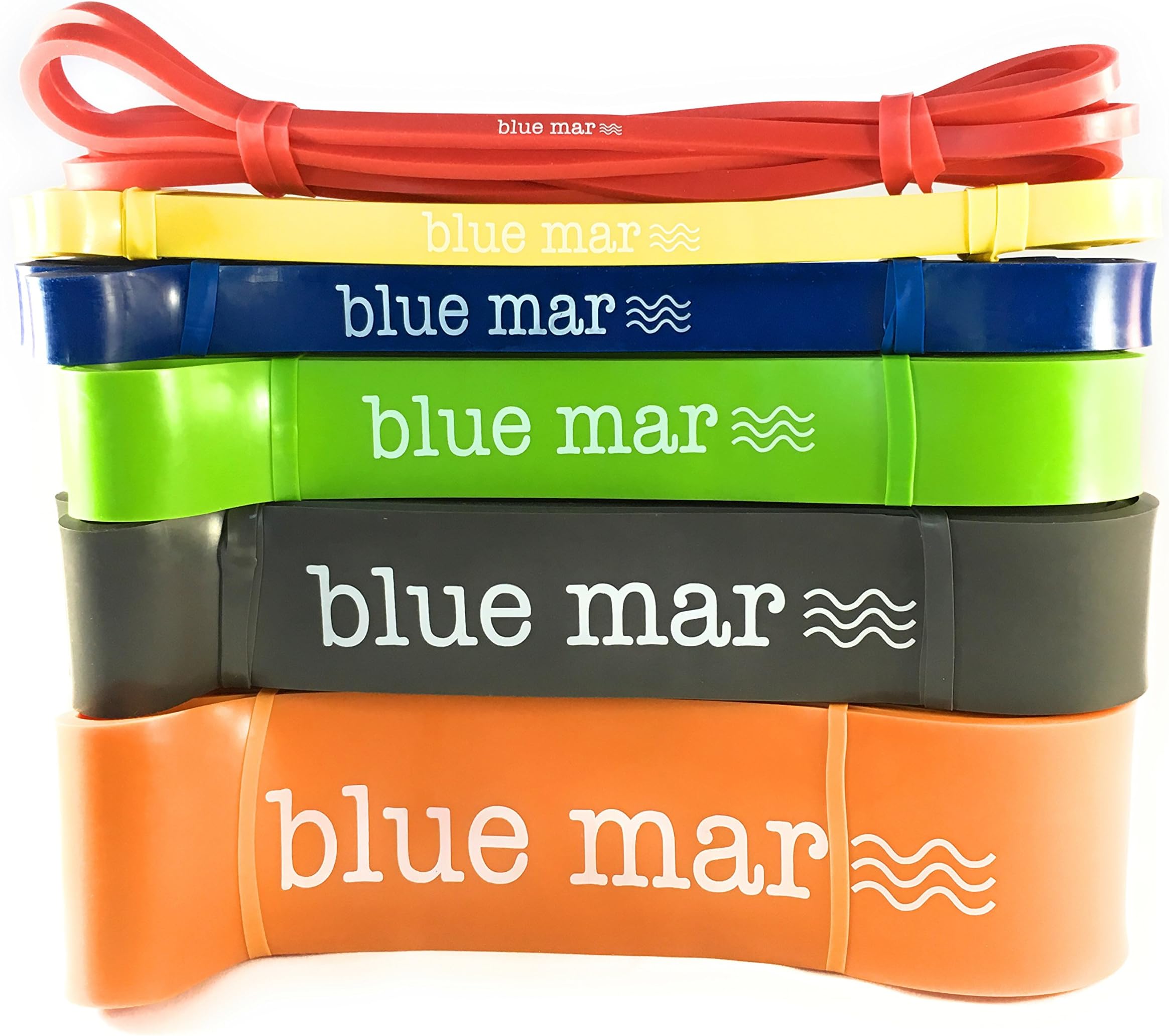 Blue Mar Crossfit Band/ Pull Up Assistance Band/ Power Lift Resistance Band/ Exercise Band/ Fitness Band/ Stretch Band/ Workout Band