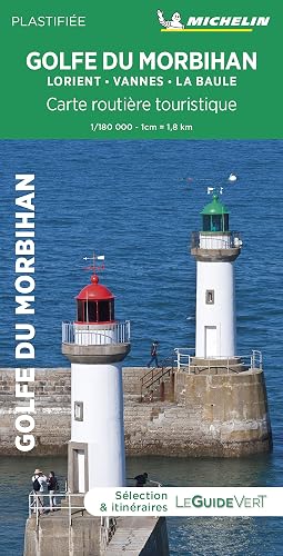 Download Carte routière touristique Golfe du Morbihan et sa région Michelin PDF
