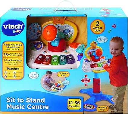 vtech sit to stand music centre tesco