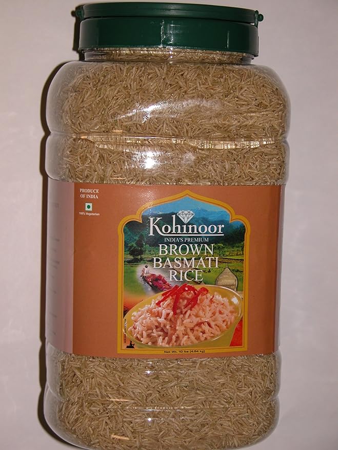 Kohinoor Healthy Brown Basmati Rice (10 lbs) Indian Food