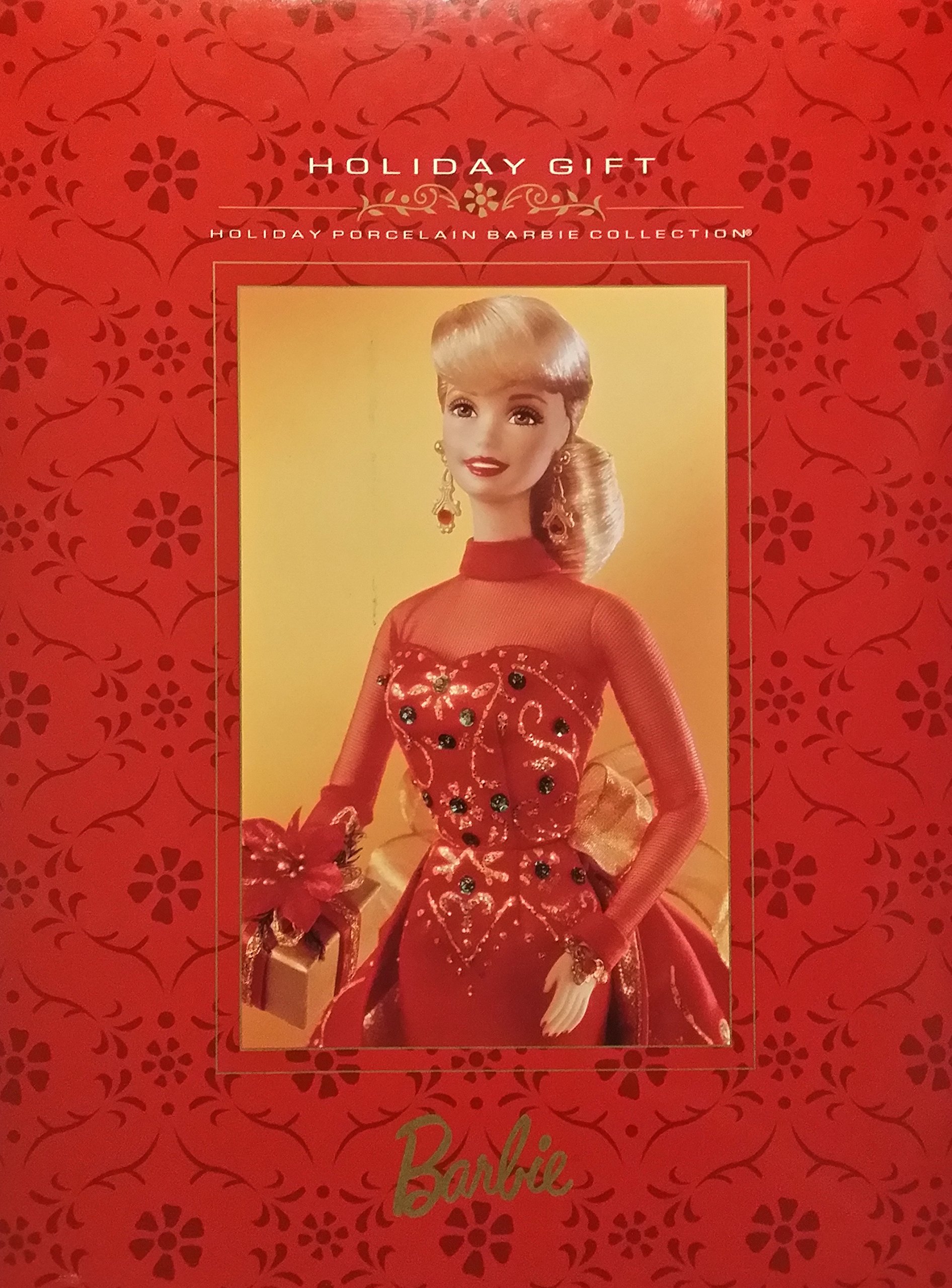 Mattel Barbie 20128 Holiday Gift Numbered Edition Porcelain Barbie Doll From The Porcelain Collection