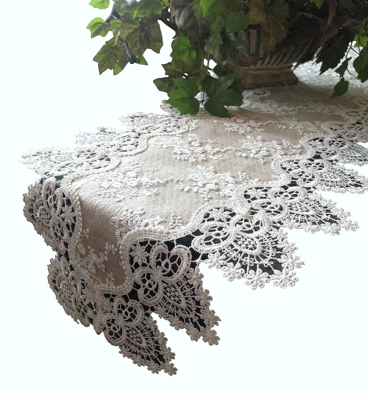 Best Taupe Burlap Table Runner