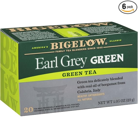 Bigelow Green tea earl grey Green - 20ct (072310008236)