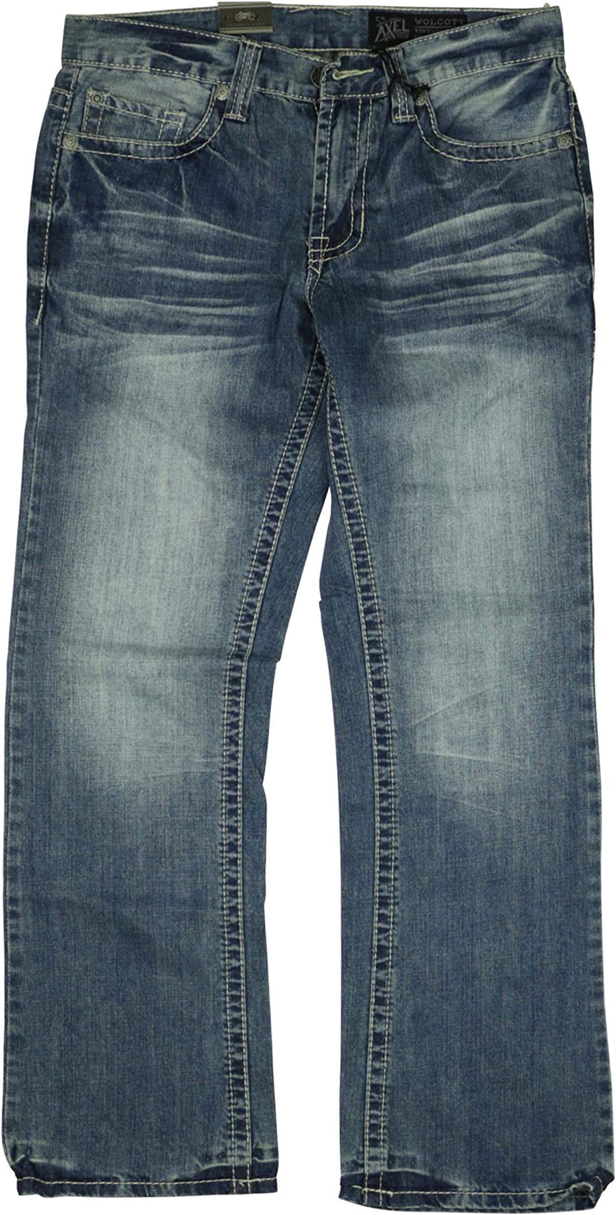 Axel Mens Wolcott Vintage Boot Cut Jeans