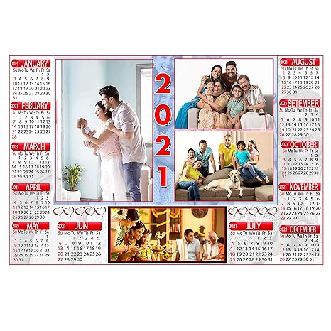 2021 personalized calendar Flashing Click 2021 Calendar Customized Personalized 12x18 Amazon In Office Products 2021 personalized calendar