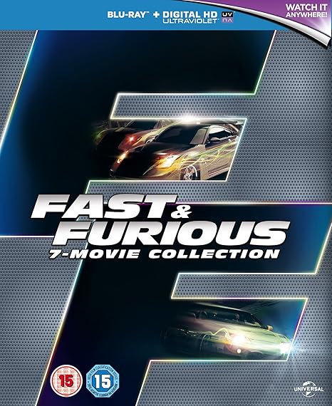 Fast & Furious Collection Set ( The Fast and the Furious / 2 Fast 2 Furious / The Fast and the Furious: Tokyo Drift / Fast & 