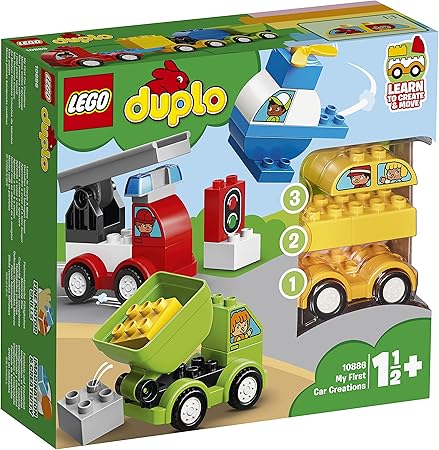 Amazon レゴ Lego デュプロ はじめてのデュプロ いろいろのりものボックス 106 知育玩具 ブロック おもちゃ 男の子 車 おもちゃ おもちゃ