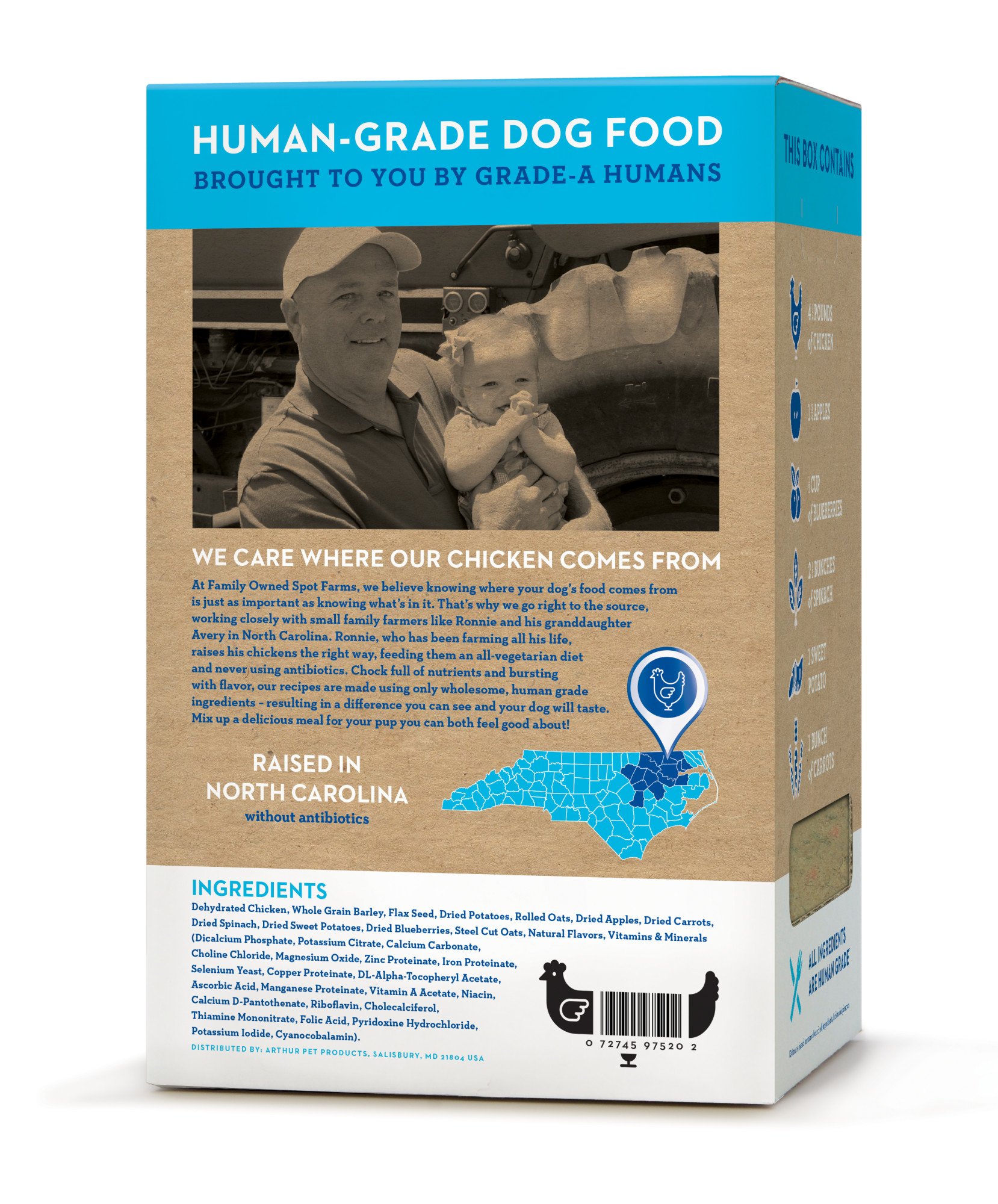 Spot Farms Whole Grain Chicken Dog Food, Natural Human Grade Dehydrated Dog 72745975202 eBay