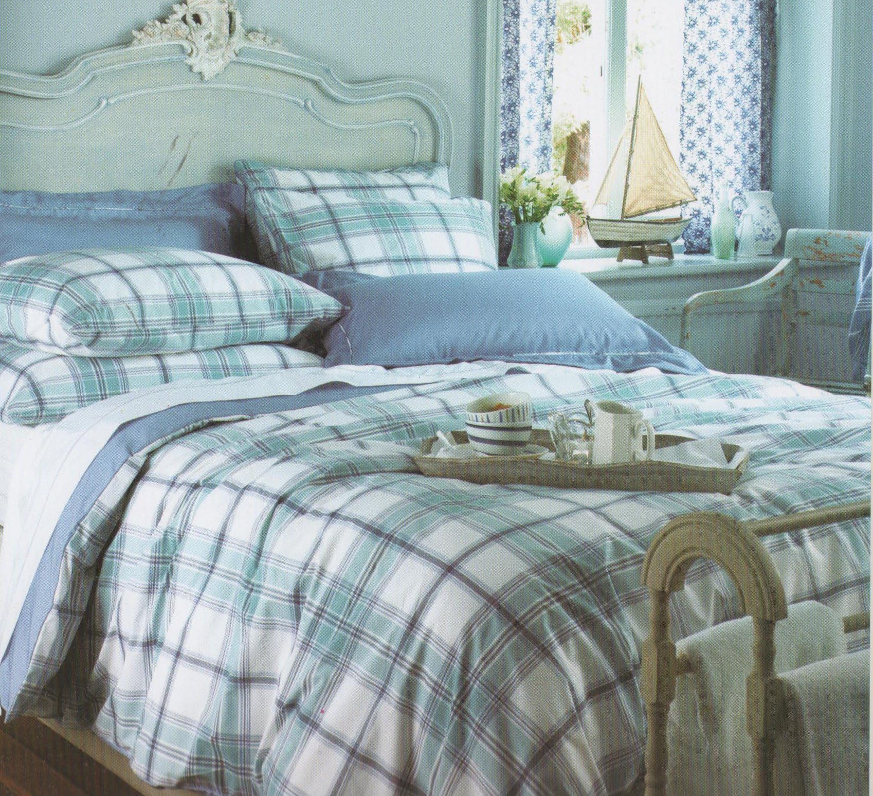 Luxury Home Linens National Trust Reversible Coastal Collection Duvet Cover Sets & Pillowcases - Marwood (SUPER KING 260cm x 220cm)