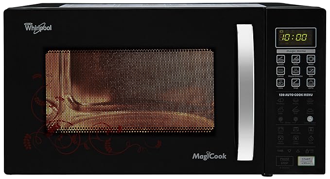 Whirlpool 23 L Convection Microwave Oven (Magicook Flora, Black)