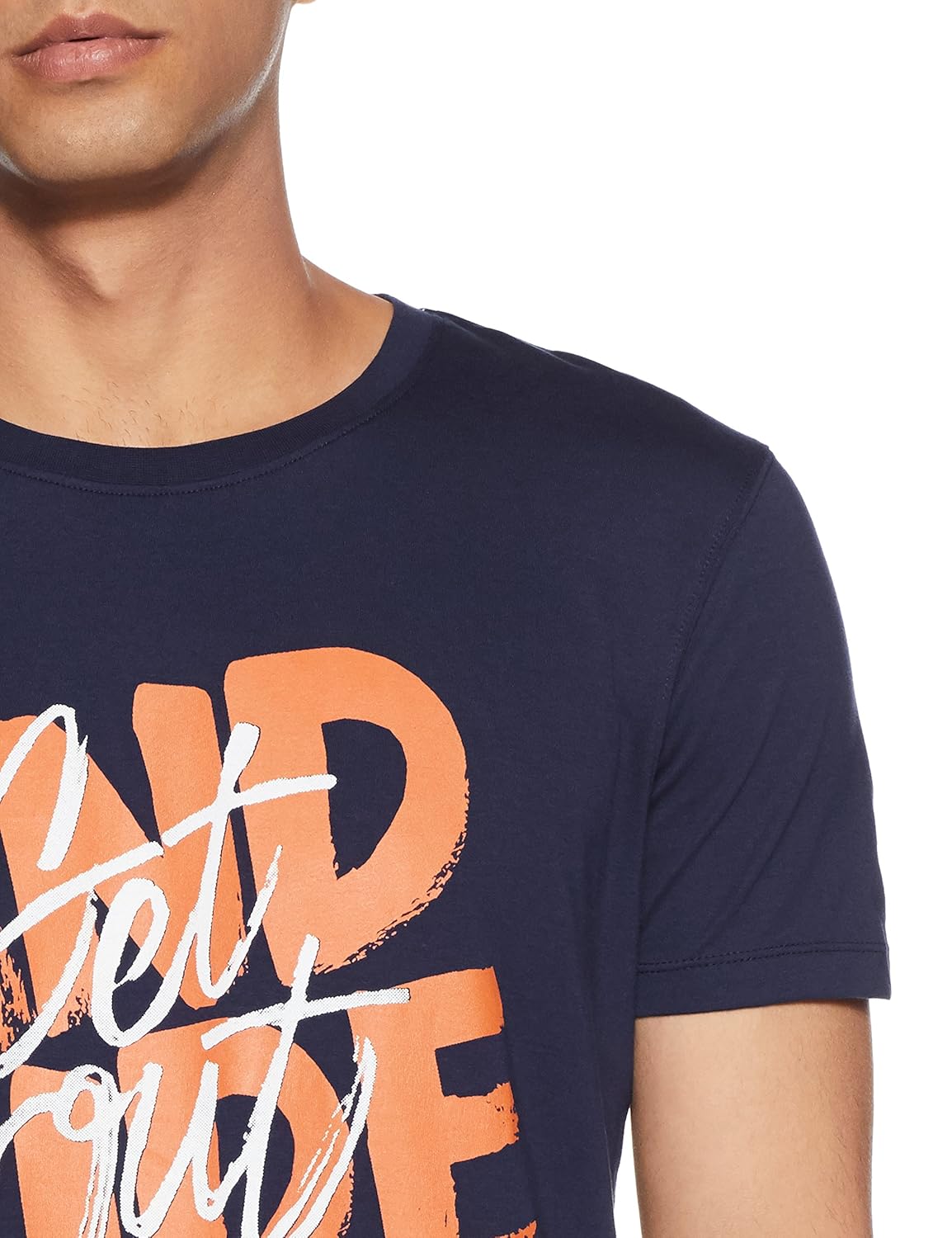 wrangler men's solid regular fit t-shirt