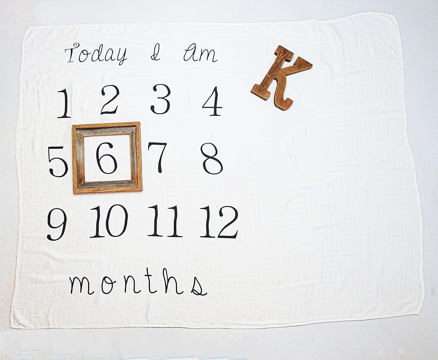 baby milestone blanket