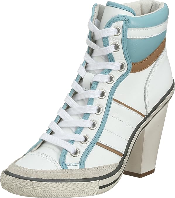 Amazon [アッシュ] ヒール付きスニーカー 54315 LBU/C (ライトブルーコンビ/35) ASH(アッシュ