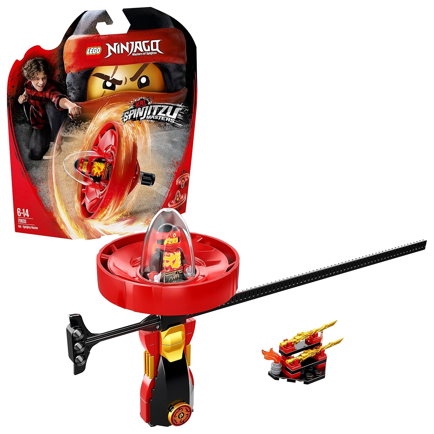 Ninja rojo ninjago Siéntete como un auténtico guerrero.