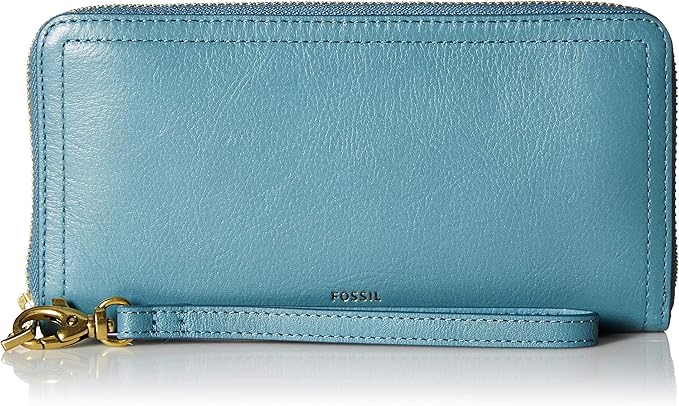 logan rfid zip around clutch