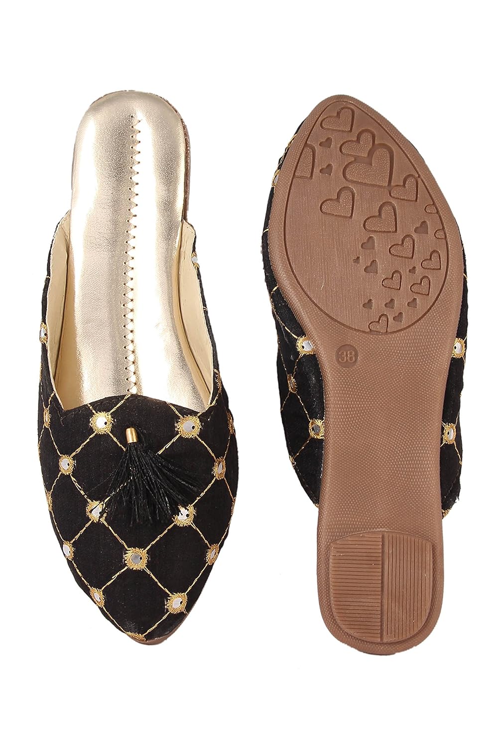 beauty craft rajasthani hand embroidery slipper chappal for women