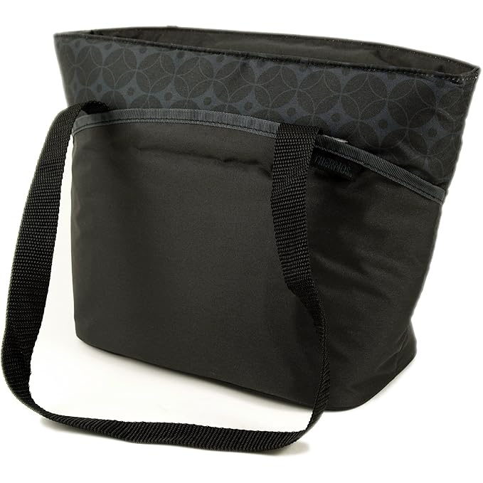 Thermos Raya Black Geo Circles Insulated 9 Can Tote