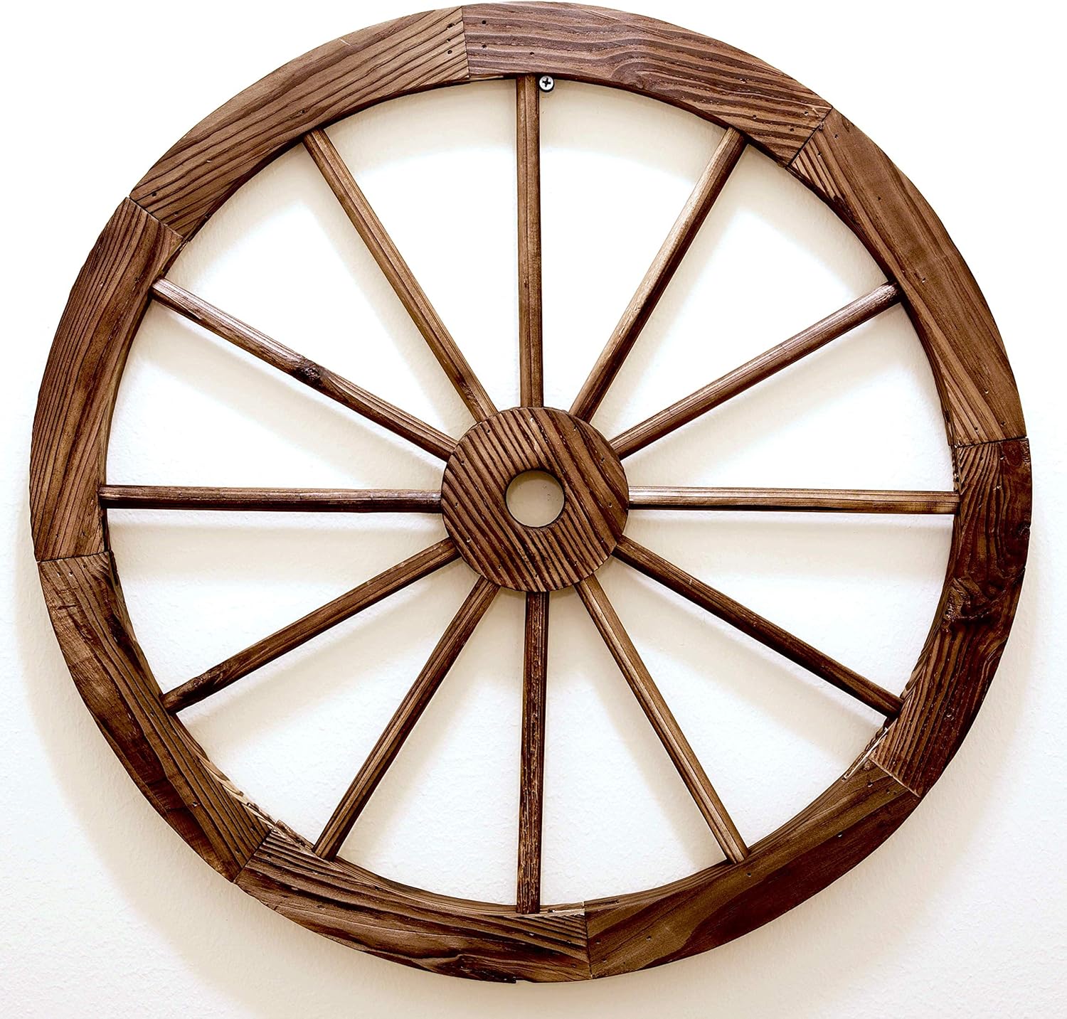 Amazon Com Bestgiftever Wood Wagon Wheel 24 Home Decor Home
