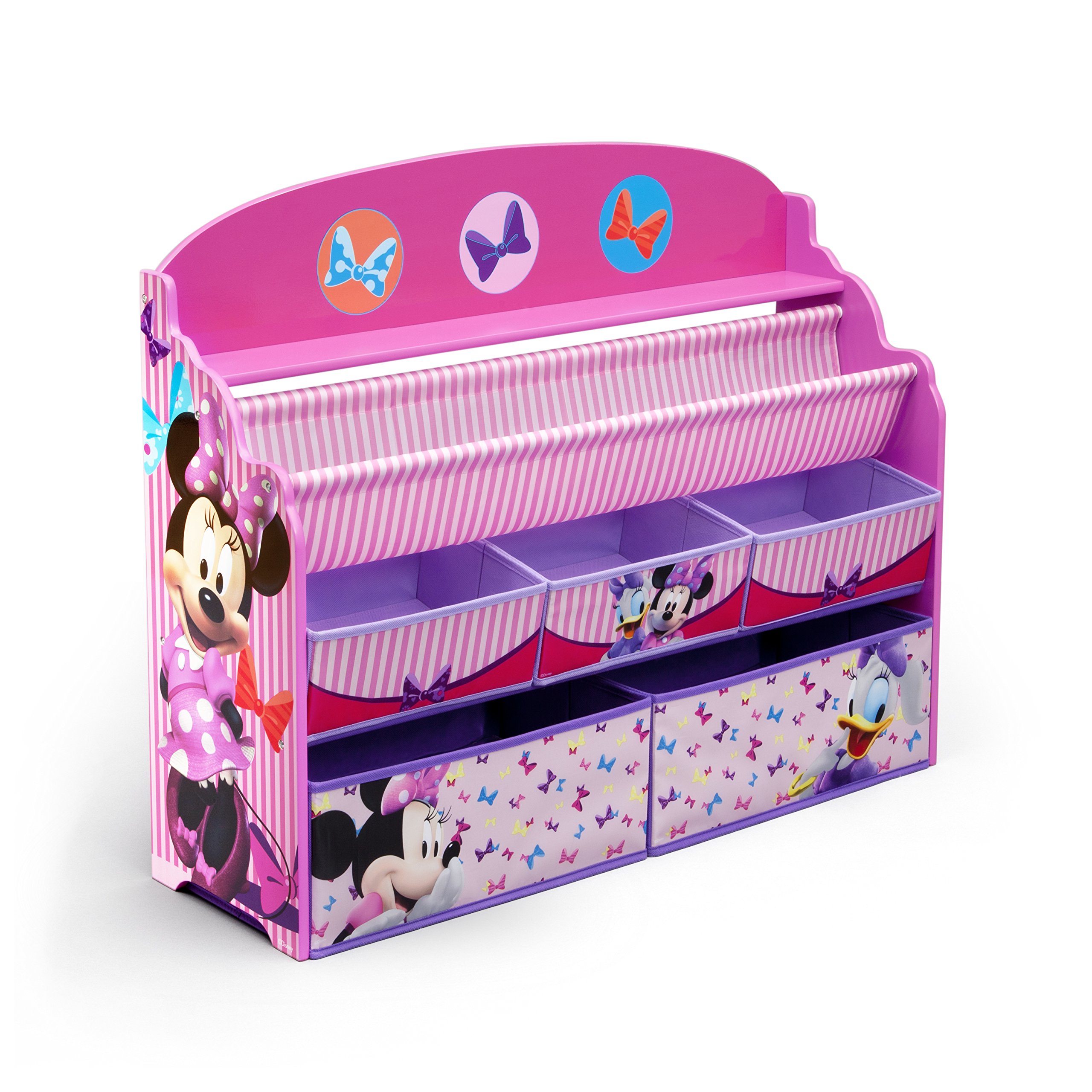 Delta Children Deluxe Toy Box, Disney Minnie Mouse Baby