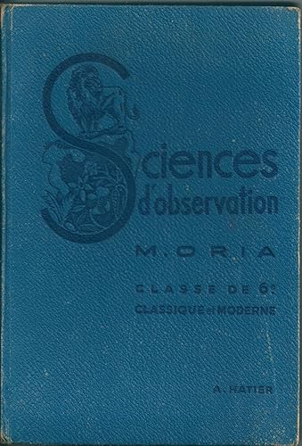 Download Science d'observation zoologique -physique -botanique classe de sixième classique et moderne PDF