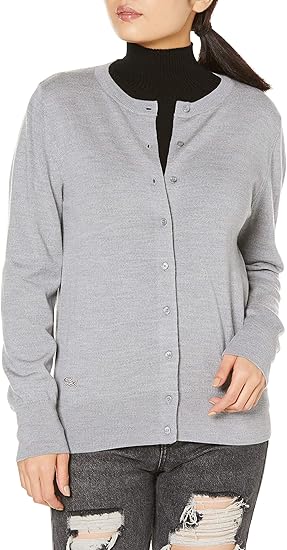 Amazon ラコステ ニット 公式 ウールクルーネックカーディガン レディース カーディガン ボレロ 通販