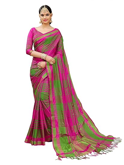 Cotton Silk Saree with Blouse Piece