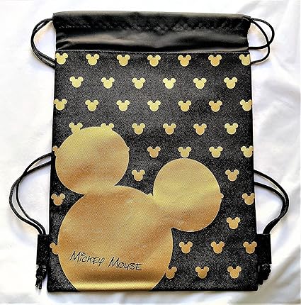 mickey mouse drawstring backpack