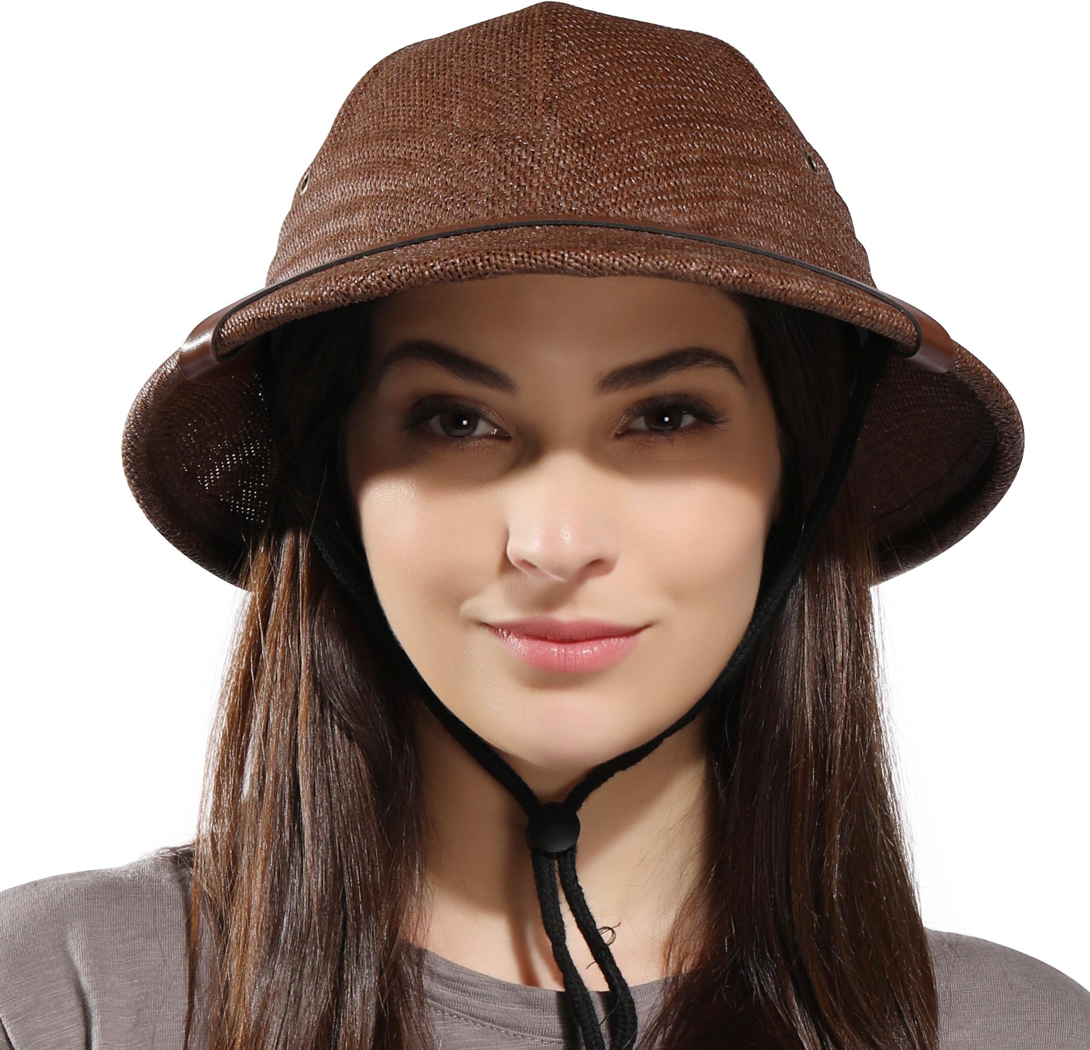 kainozoic Outdoor Safari Straw Pith Helmet Costume Hat Bike Helmet