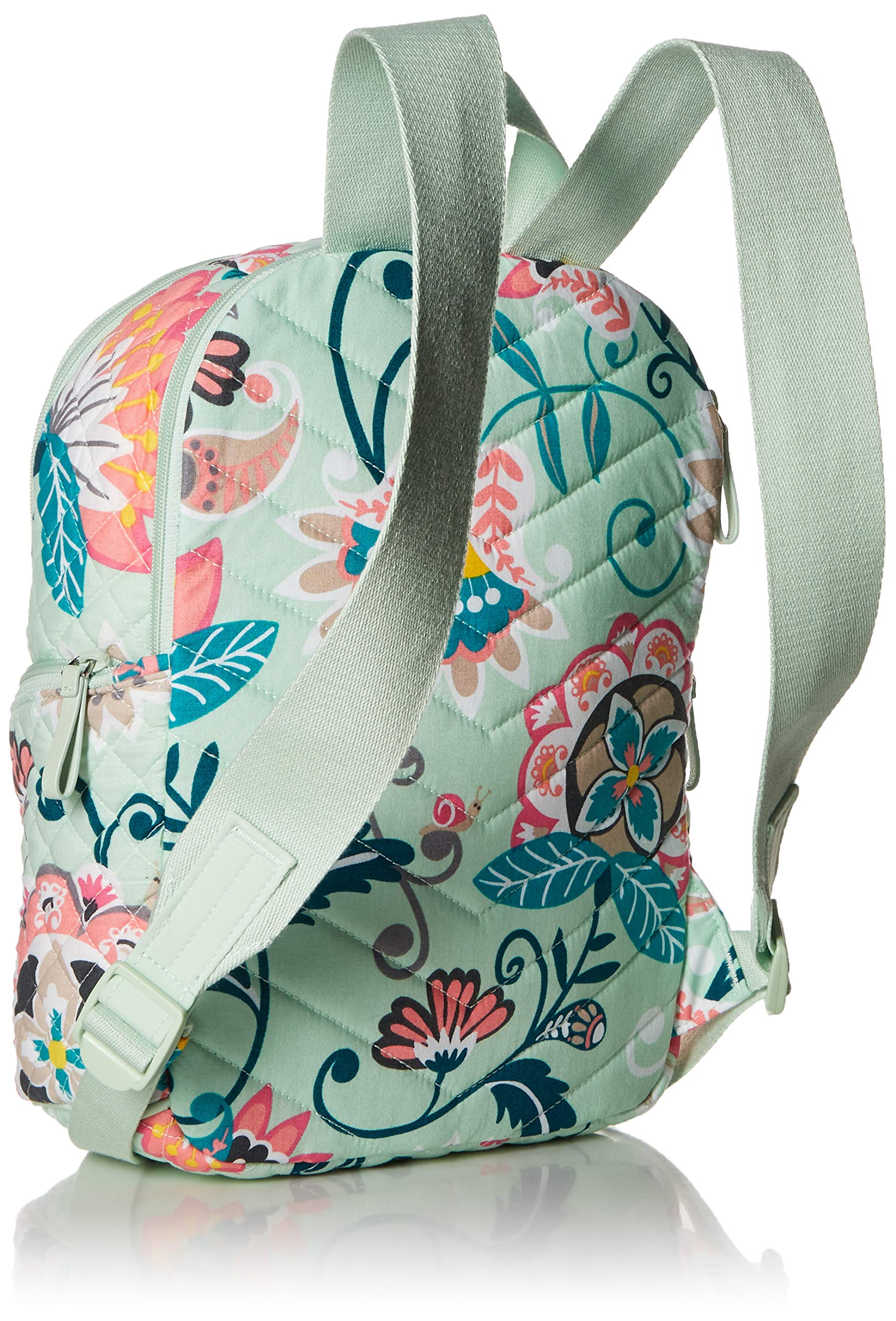 vera bradley mint flowers backpack