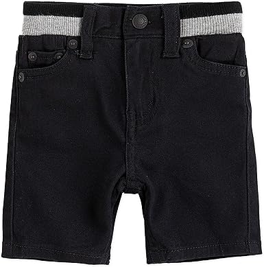 baby boy black chino shorts