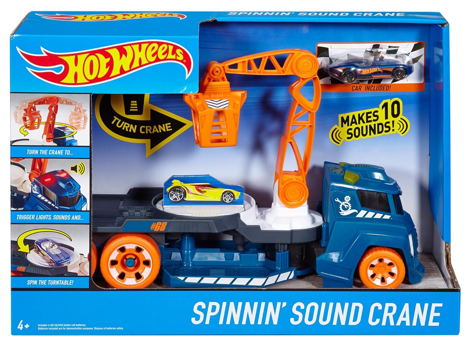 hot wheels crane