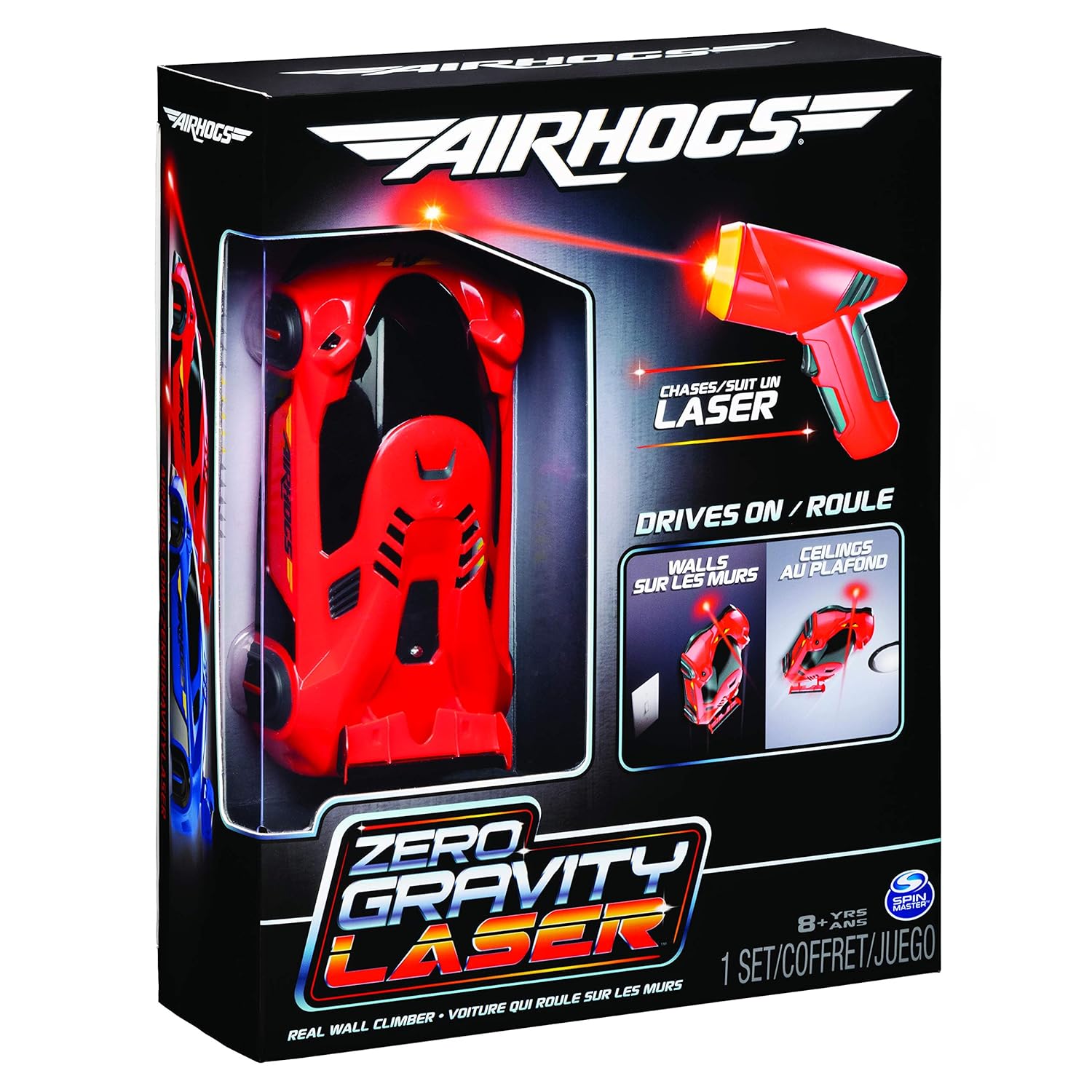 air hogs zero gravity laser racer car