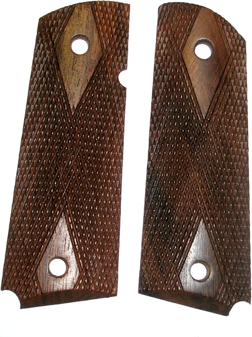 1911 Double Diamond Walnut Pistol Grip Panels Sports