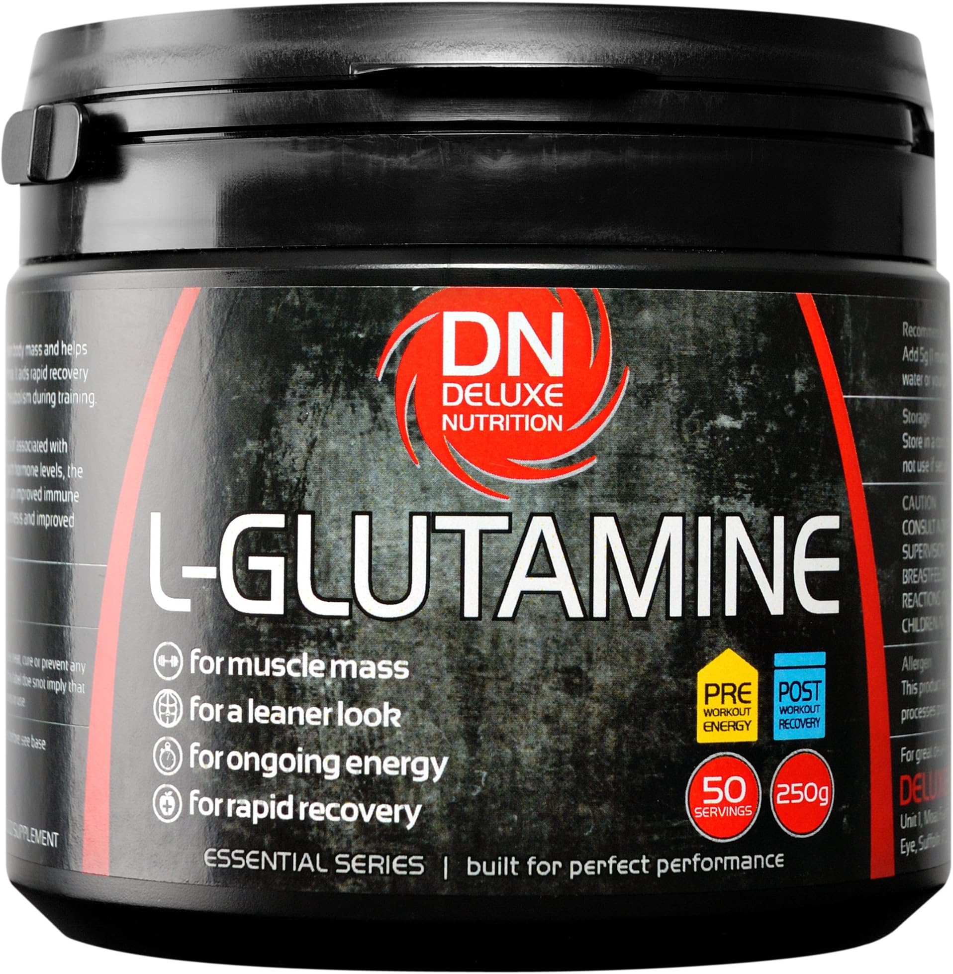 Deluxe Nutrition 250g L-Glutamine Powder