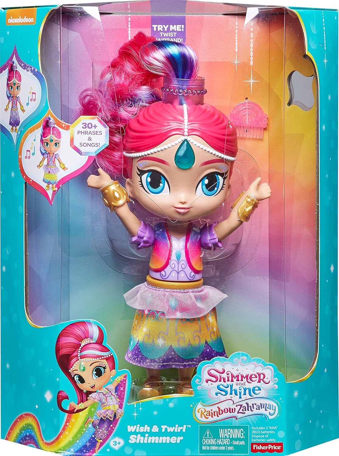 shimmer and shine rainbow doll