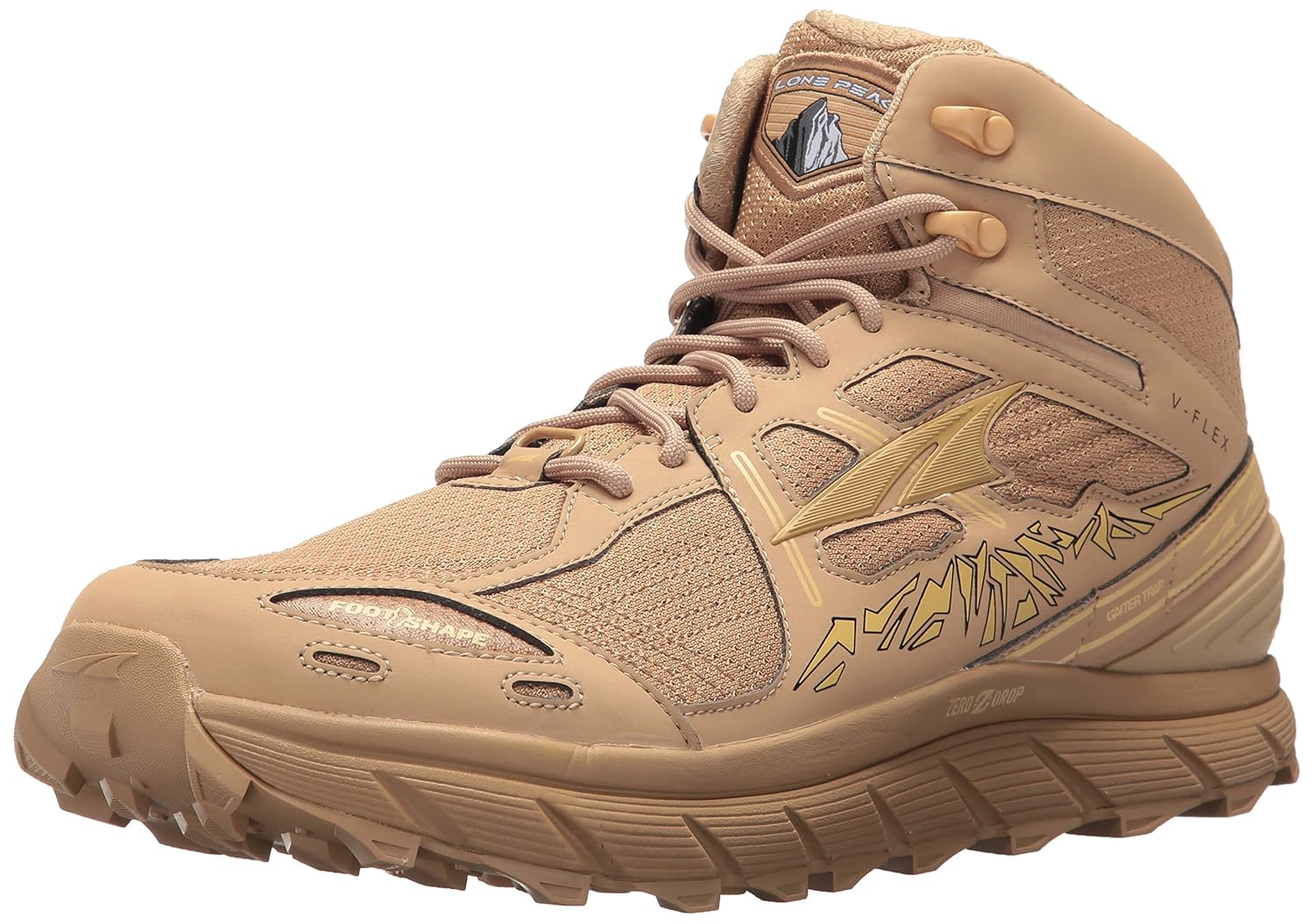 Buy Altra Men's Lone Peak 3.5 Mid Mesh RunningShoes, Sand, 14 D US at