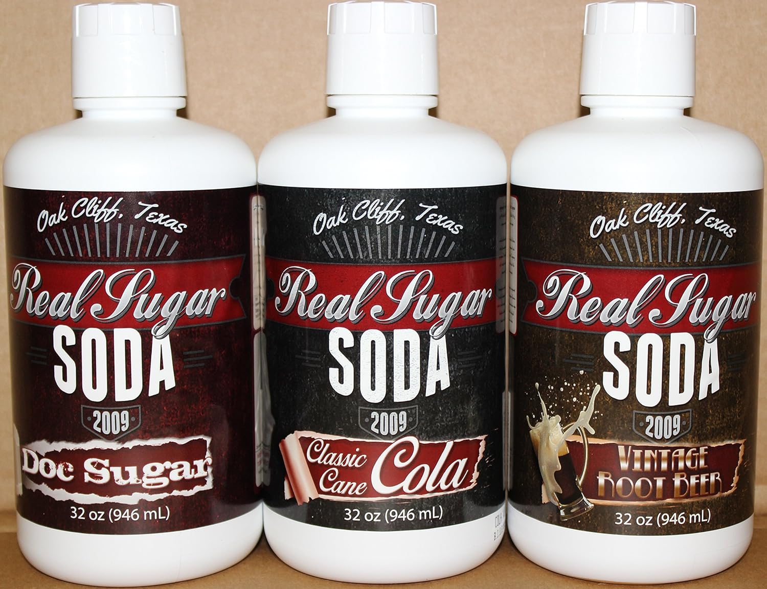 Home Classic Cane Sugar Cola Syrup 4 Pack Oak Cliff Beverage Works