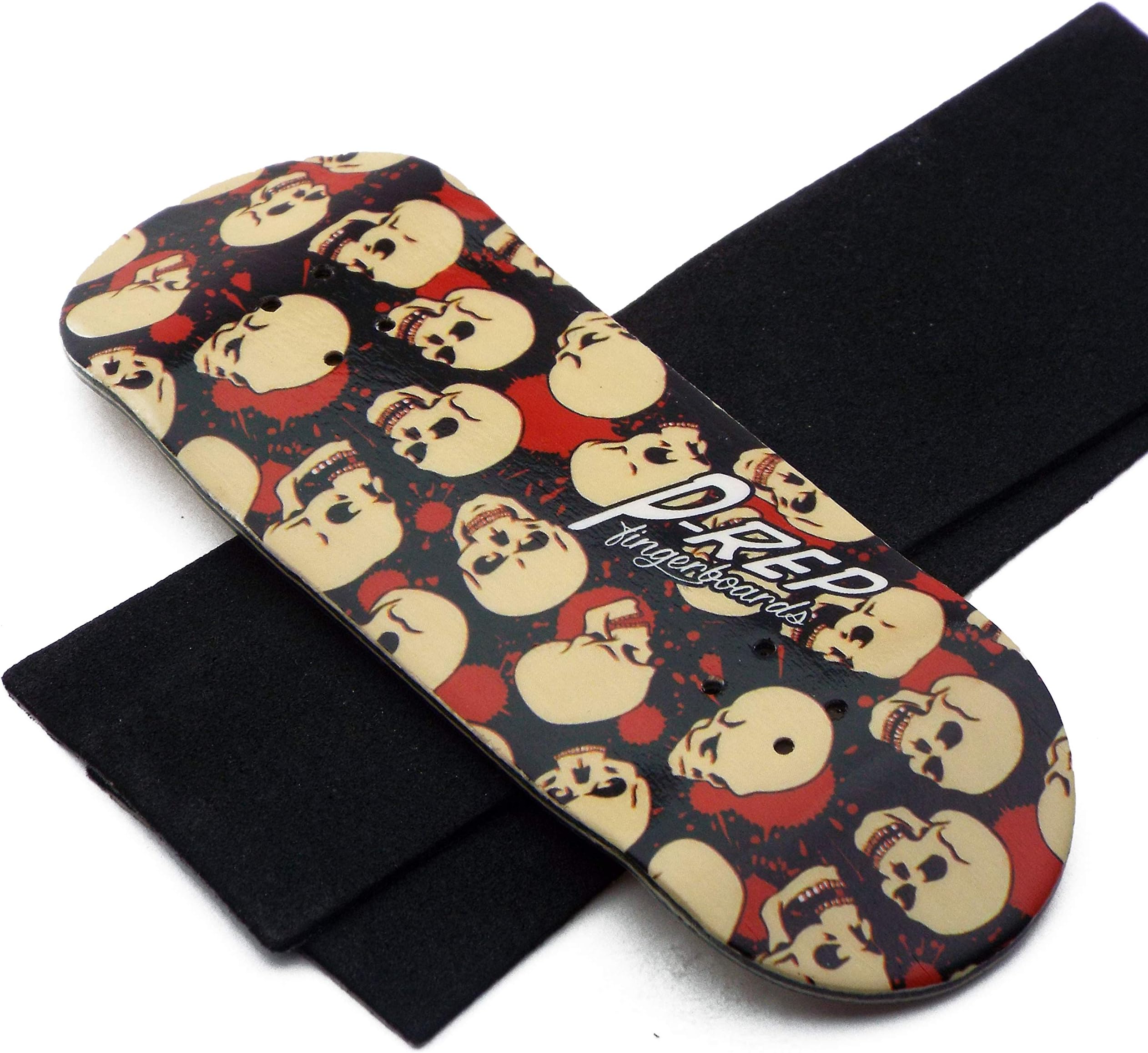 Peoples Republic P-Rep 34mm x 98mm Wooden Fingerboard Deck - Skulls