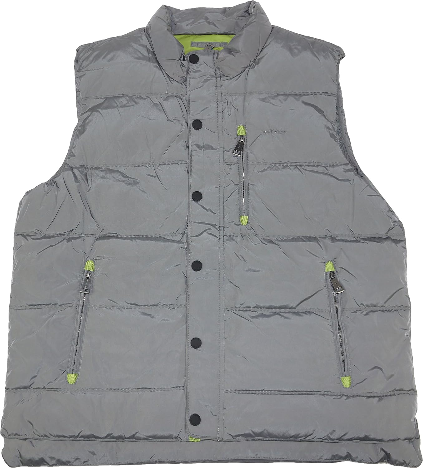 Orvis Men's Essex Down Vest Gray Large at Amazon Men’s Clothing store