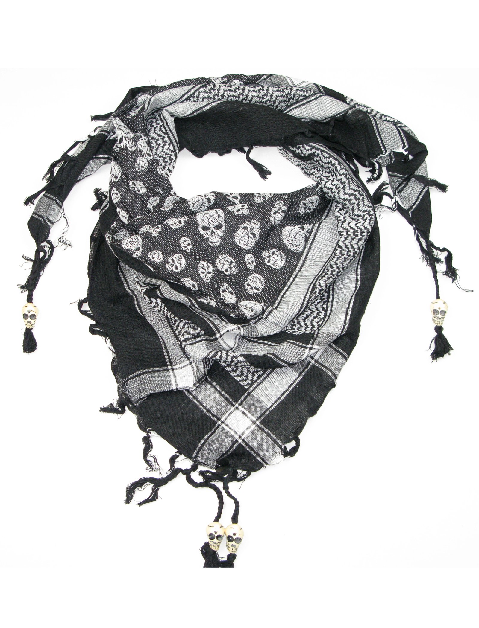 Lovarzi Skull Scarf for Men and Women - Trendy cotton square skull scarf Lovarzi Skull Scarf for Men and Women - Trendy cotton square skull scarf