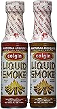 Bundle - 2 Items: Colgin Gourmet Liquid Smoke - Natural Mesquite and Natural Hickory Flavors (4 oz each)