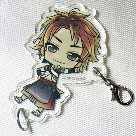 Amazon イケメン戦国 プリンセスカフェ つかまりんこ 連結アクリルチャーム 武田信玄 アクリルキーホルダー コラボグッズ 信玄 アニメ 萌えグッズ 通販