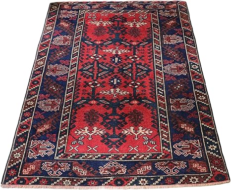 Amazon トルコ絨毯 ヴィンテージラグ 手織りラグ トライバルラグ ドゥシュメアルトゥ セッヂャーデ ラグ カーペット オンライン通販