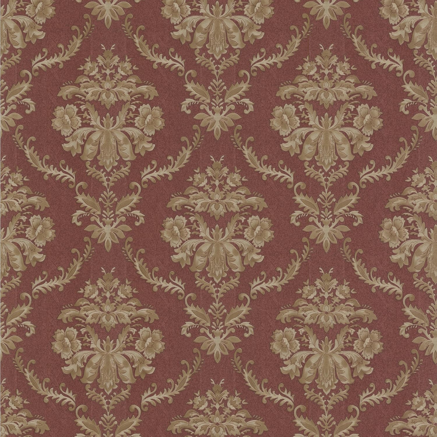 BHF 99065047 Westminster Burgundy Damask Wallpaper Amazon.co.uk DIY