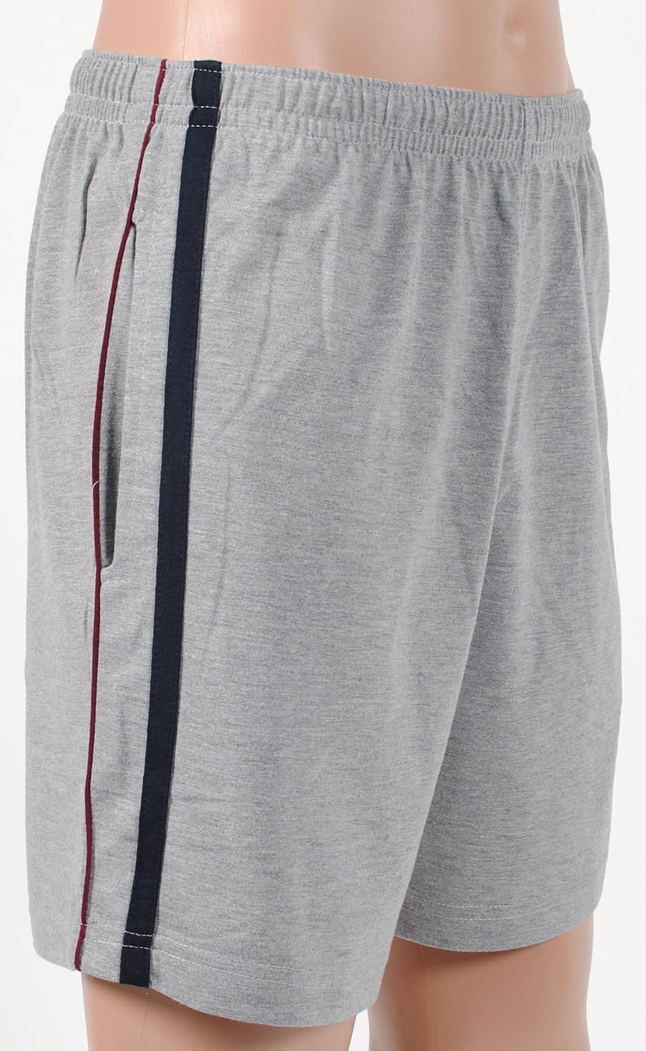 gazelle activestylish mens lounge shorts mlange grey
