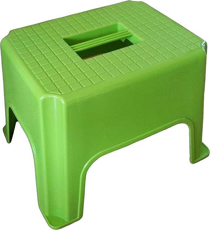Trittschemel, 28cm hoch, Tritthocker, Schemel, Hocker, grün oder rot