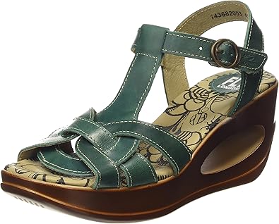 fly london green sandals