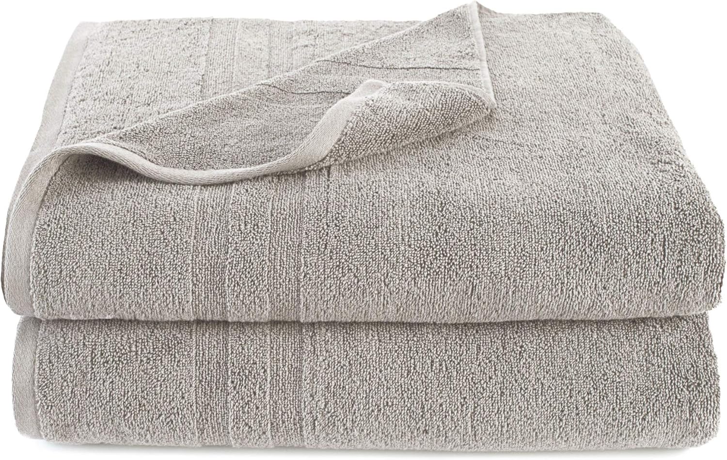 Martex Purity Bath Sheet Set, 2 Pack, Light Grey: Home & Kitchen